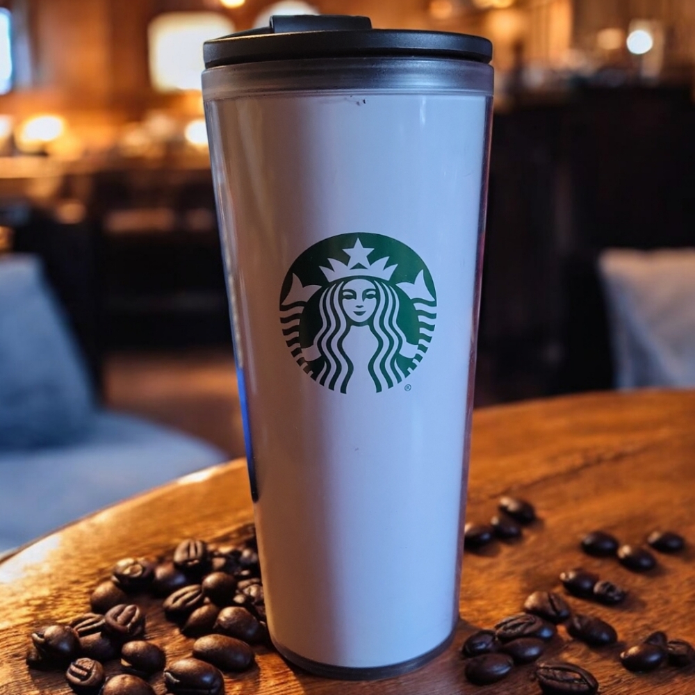 2017 Starbucks 16 Oz Double Walled Insulated Green Mermaid Coffee Tumbler Cup